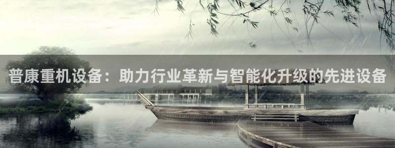 威九国际体育app下载：普康重机设备：助力行业革新与智能化升