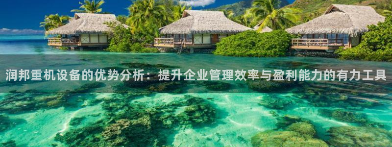 威九国际黑钱：润邦重机设备的优势分析：提升企业管理效率与盈利