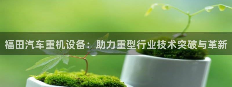 威九国际78mob游戏特色：福田汽车重机设备：助力重型行业技