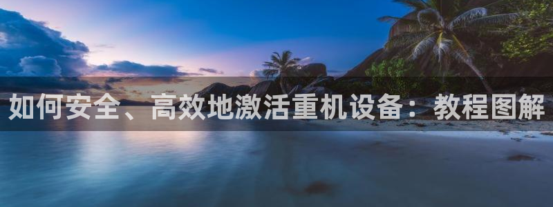 威九国际官网登录入口：如何安全、高效地激活重机设备：教程图解