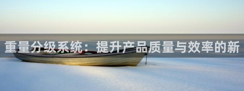 威九国际客服电话号码查询：重量分级系统：提升产品质量与效率的