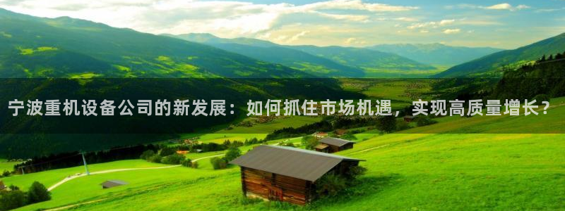 66m威九国际成长模式：宁波重机设备公司的新发展：如何抓住市