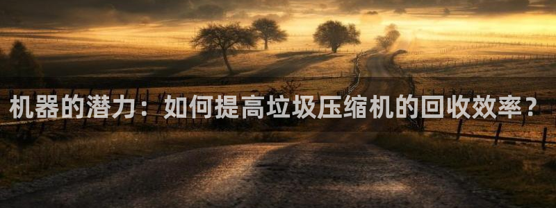 威九国际78map.p：机器的潜力：如何提高垃圾压缩机的回收